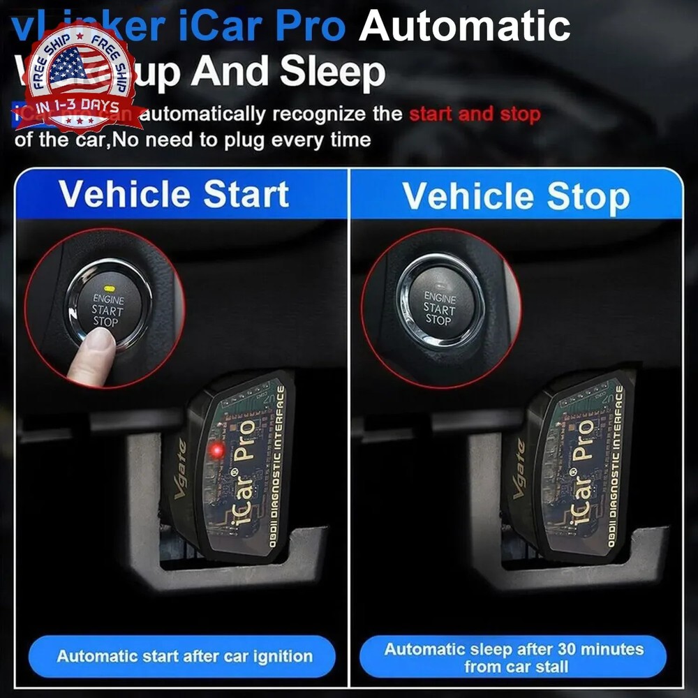 iCar Pro Mini OBD2 Bluetooth Scanner for iOS/Android OBD Adapter Car Diagnostic