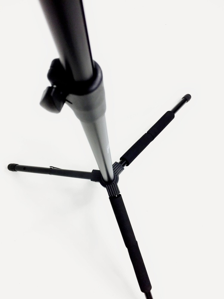 Haze Height-Adjustable Guitar Stand, HJGSL1B, Gravity Locking Design