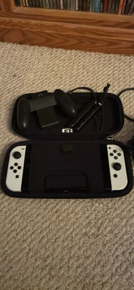 Nintendo Switch OLED Bundle Console, Joy-Con Controllers, Dock, Case, Zelda Game