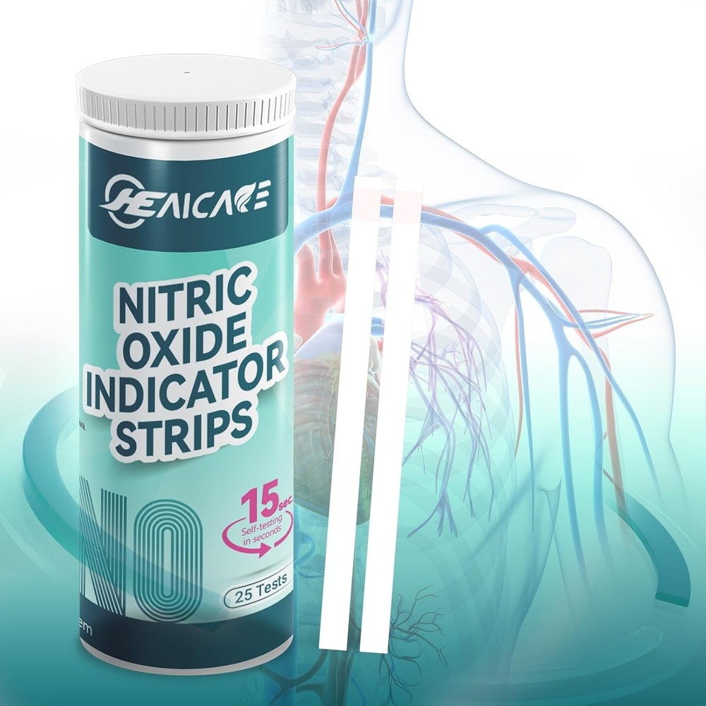 Easy-to-Use Nitric Oxide Indicator Strips - 25 Count for Instant Feedback