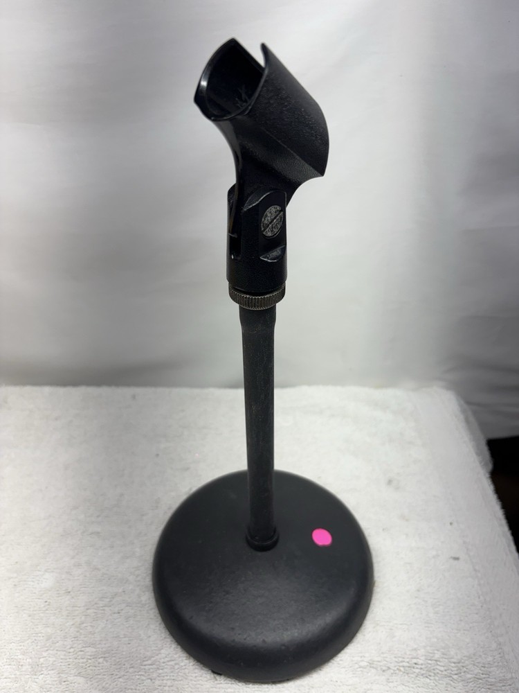 8" THREADED FIXED MIC STAND & CLIP / BASE