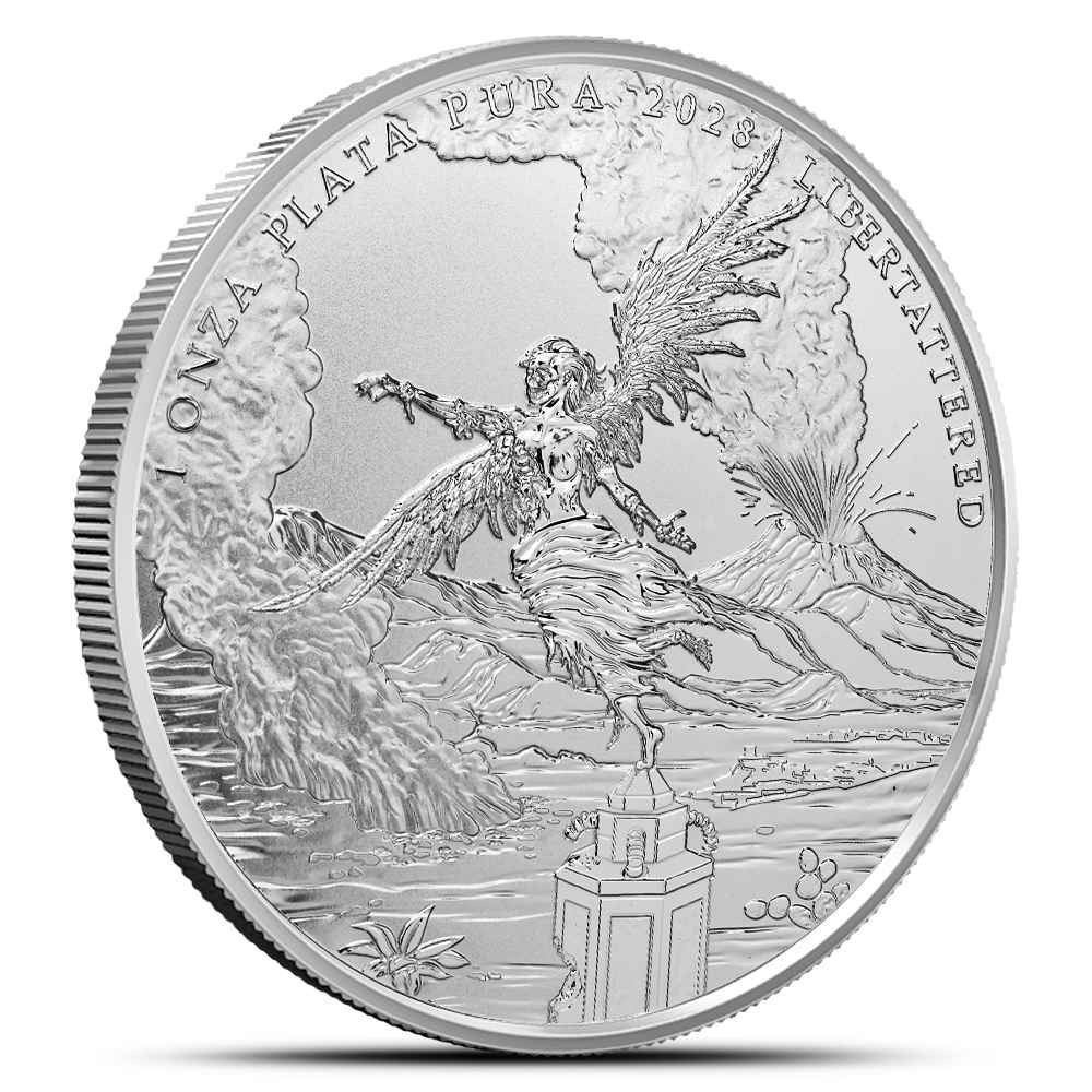 1 oz Zombucks World Libertattered Silver Round (New)