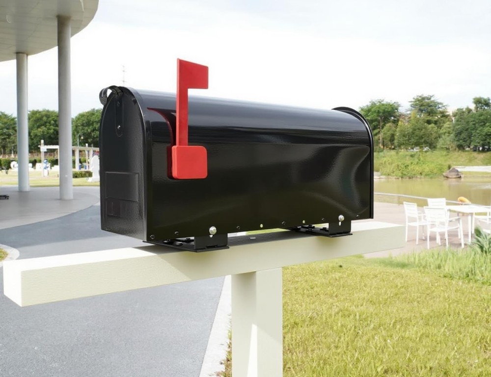 Adjustable Mailbox Mounting BracketCarbon SteelAdjustable DesignOnly Applicab...
