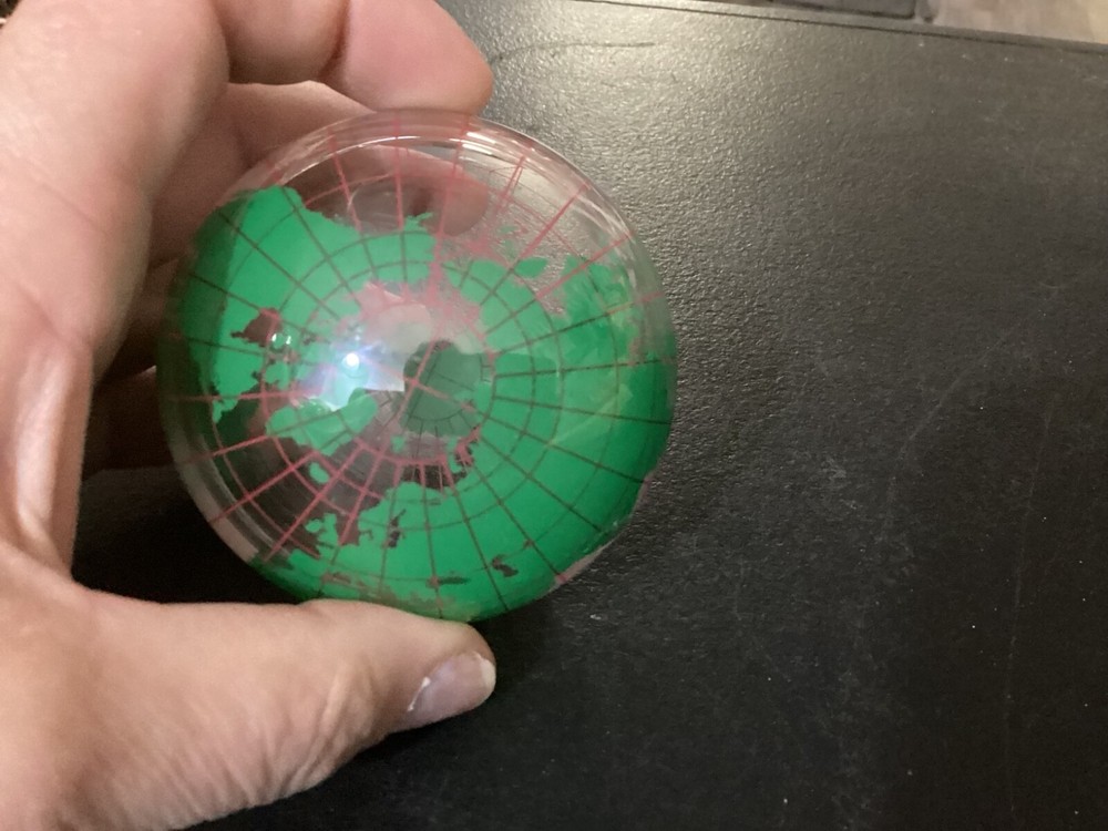 (2) Small 3" Plastic Globes