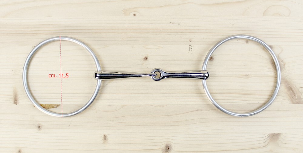 Fillet With Large Snaffle Bit Big Rings