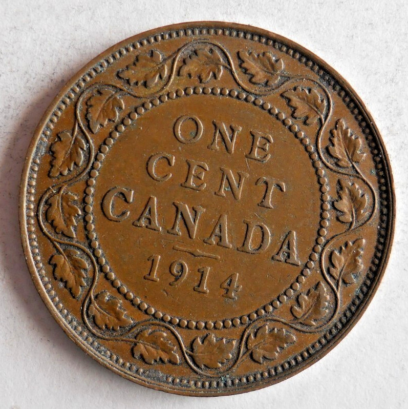 1914 CANADA CENT - Excellent Coin - FREE SHIP - Bin #303