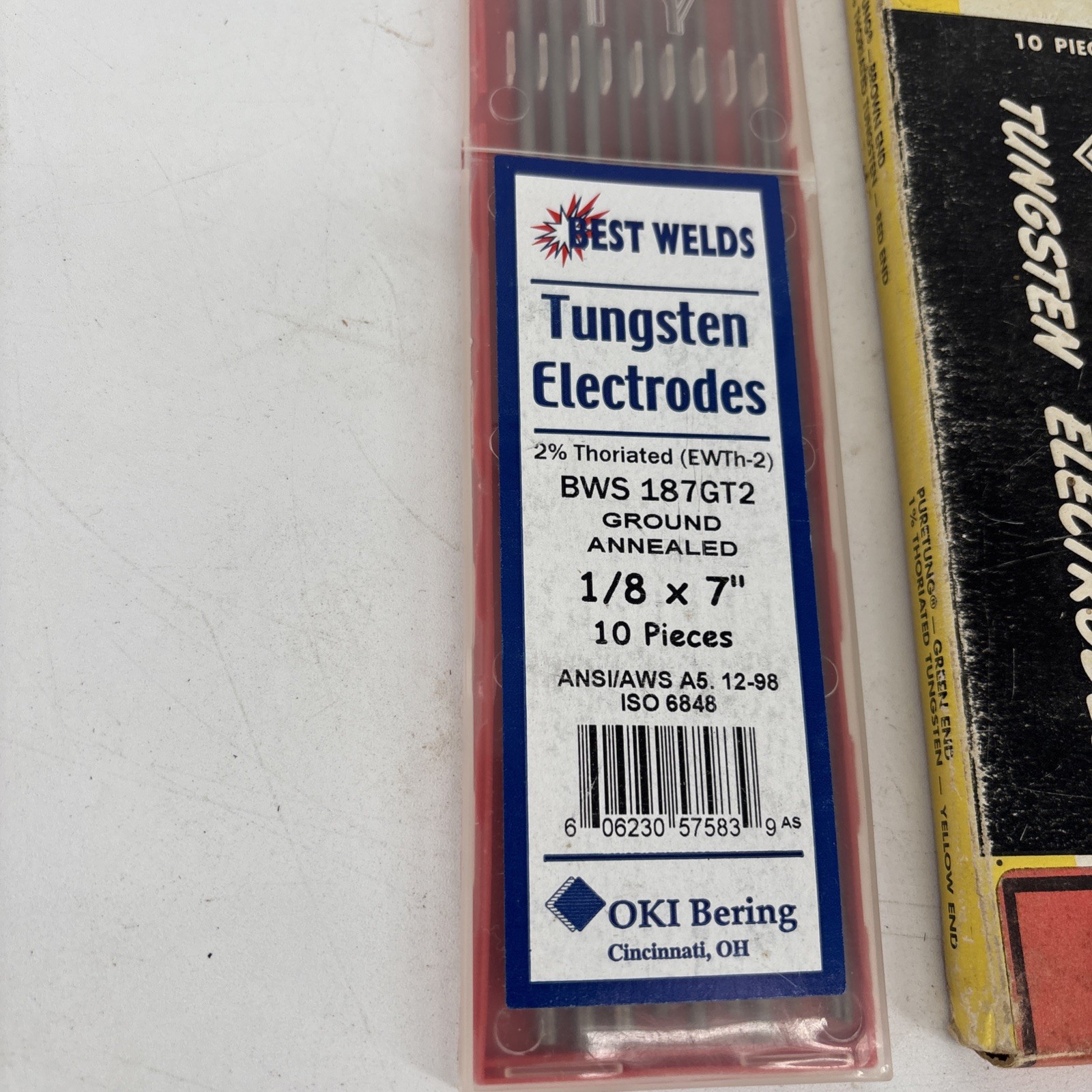 Best Welds Lot of 30 Tungsten Electrodes Ground Annealed Pure EWP