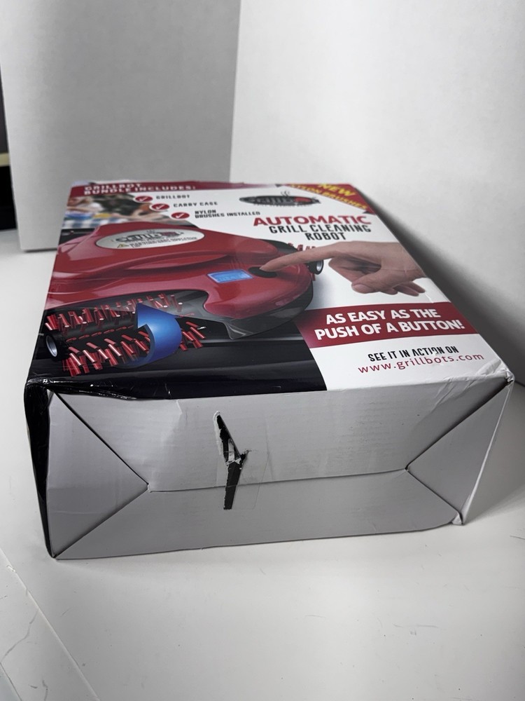 Grillbot Automatic Grill Cleaner Robot with Nylon Brushes - New Open Box