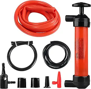 Multi-Use Siphon Fuel Transfer Pump, Fluid Extractor Siphon Transfer Pump Kit fo