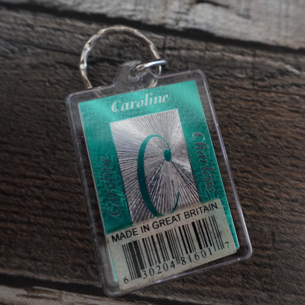 Caroline Personalized Keychain Plastic Novelty Name Definition Meaning Gift