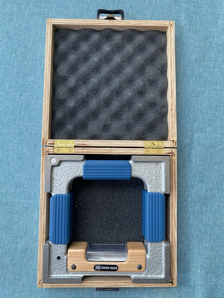 Tesa SWISS MADE Square Level Flat Surface Precision Alignment Square 6” By 6”