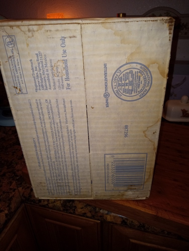 Vintage New Rare Proctor-Silex Automatic Drip Coffee Maker 2-12 Cup Model A600A