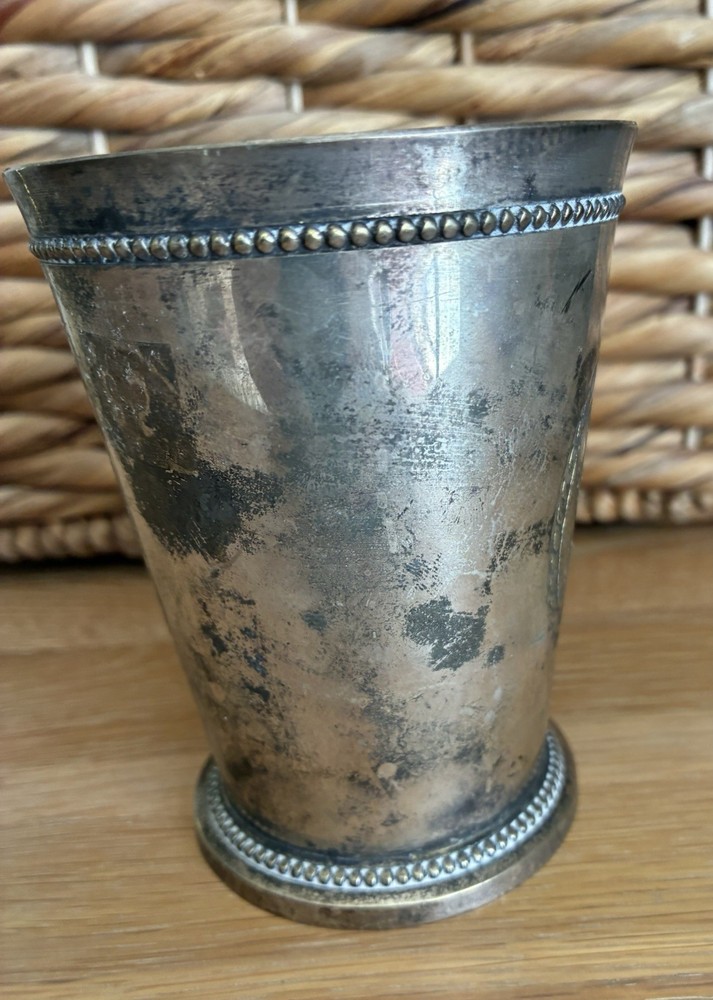VTG Julep Cup Silverplate Jim Marvin Collection Made in India