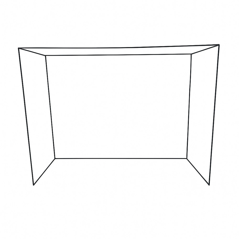 Golf Simulator Hitting Screen Backdrop Enclosure for Trackman SkyTrak Garmin