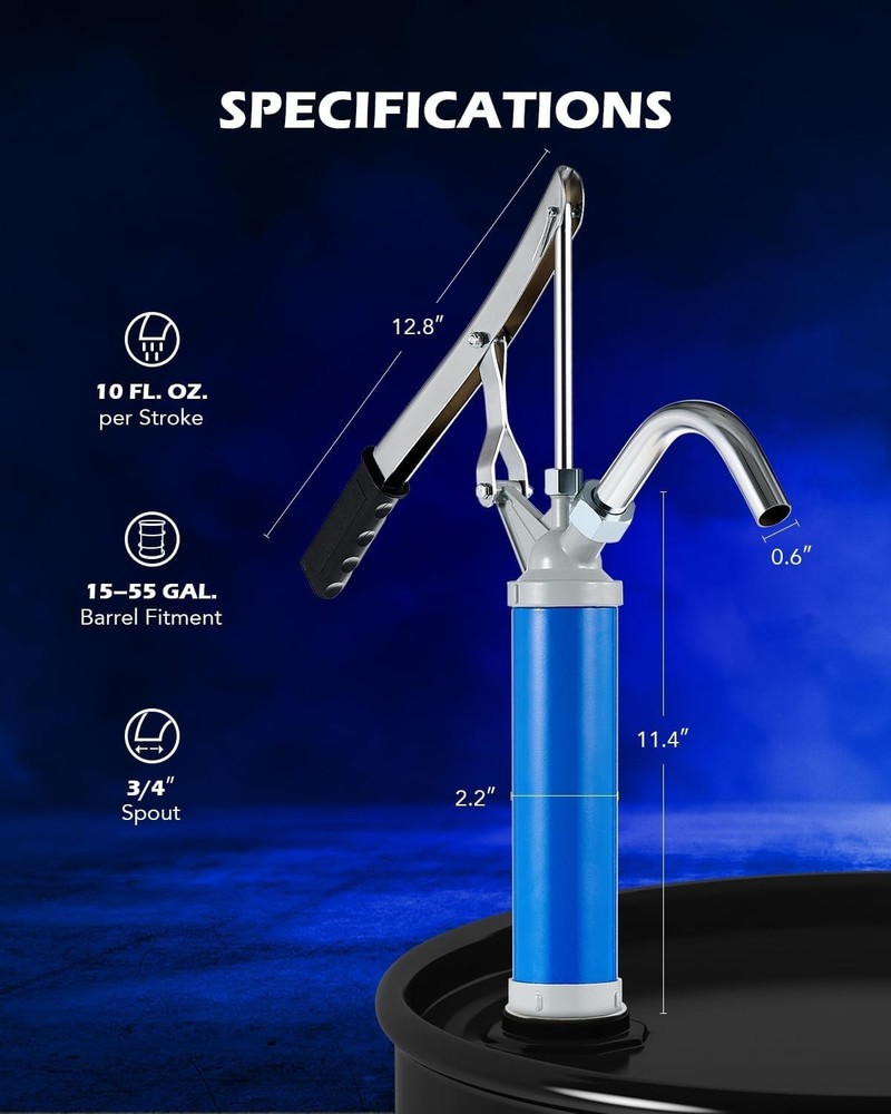 Versatile Fluid Transfer Pump for Home & Garage