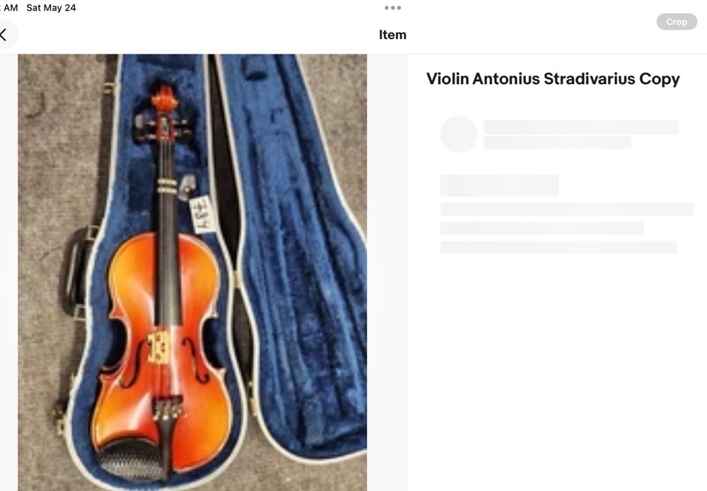 ANTONIUS STRADIVARIUS VIOLIN COPY