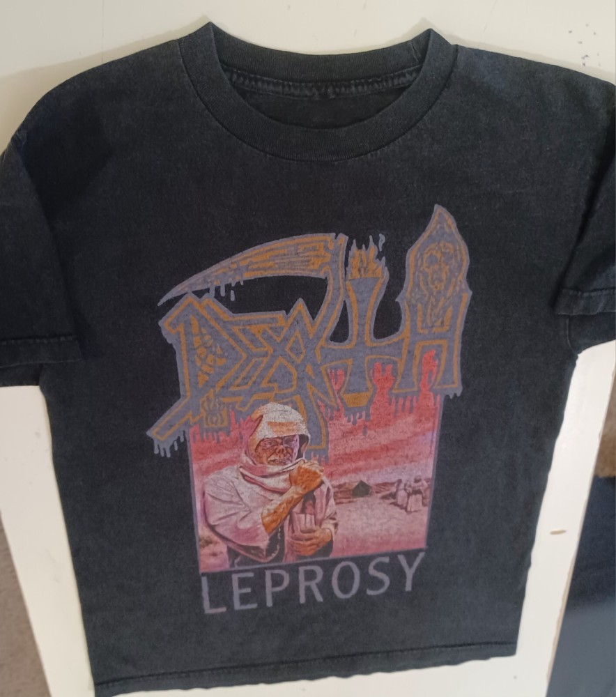 Death Leprosy Tee Shirt - Medium (?) READ & SEE PICS