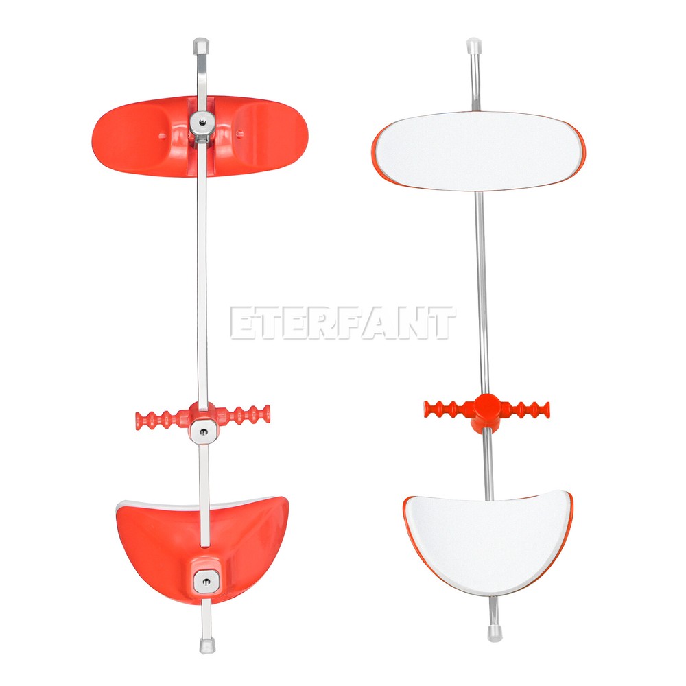 ETERFANT Dental Ortho Forward Pull Face Headgear Single Bar Blue/Red Adjustable