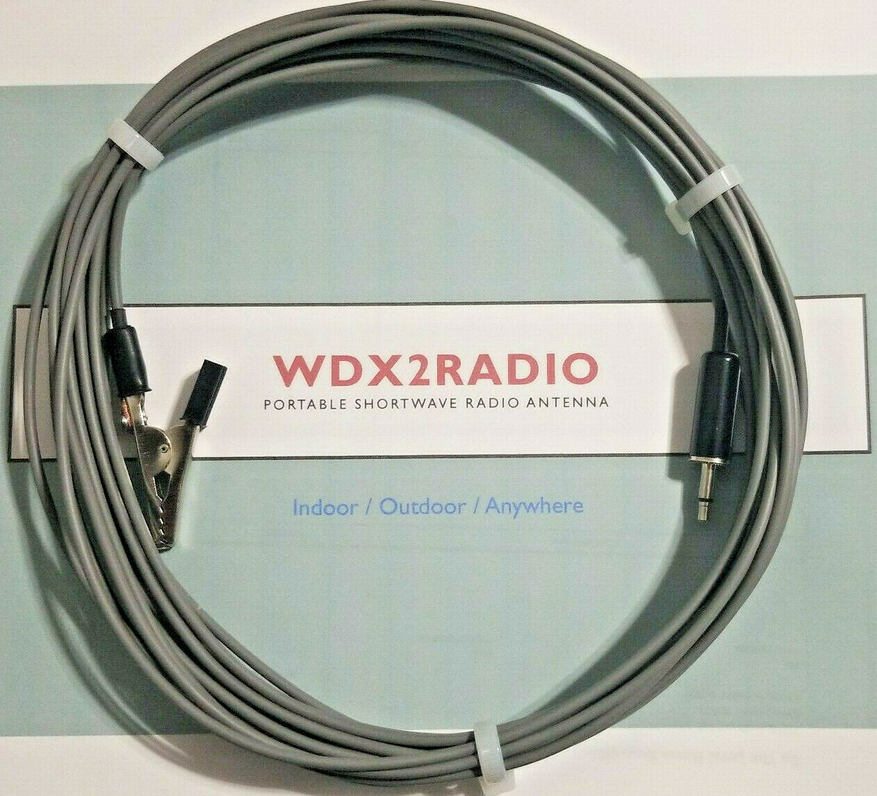 50' Portable Shortwave & FM Antenna for Radios, New, Free Shipping