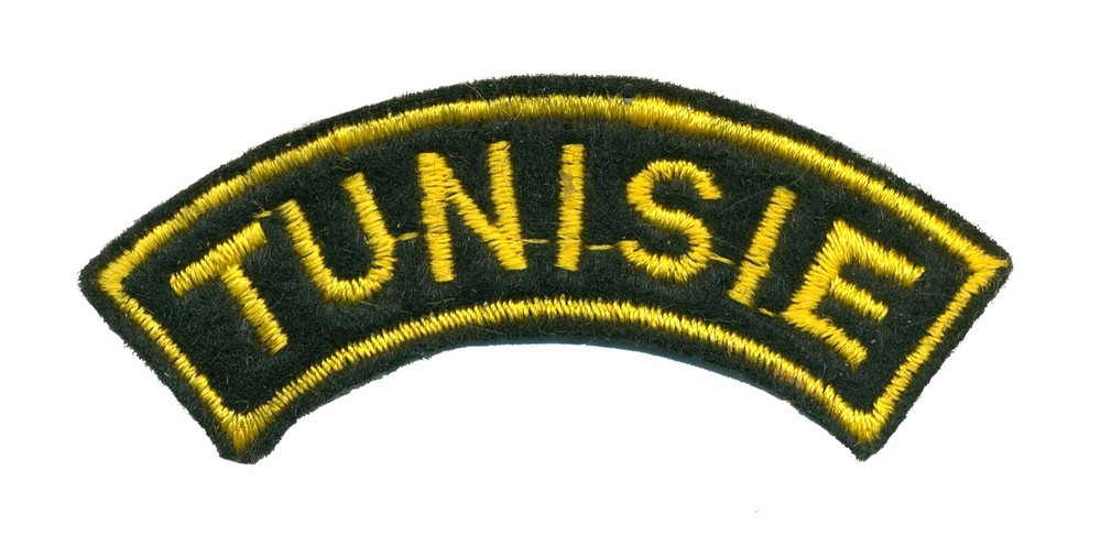 French Army Tunisie (Tunisia) shoulder title