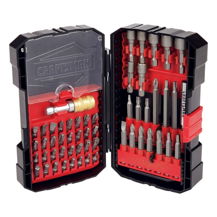 54-pc CRAFTSMAN Tools Speed Lok POWER DRIVING & Insert BIT SET w/Case Nut Setter