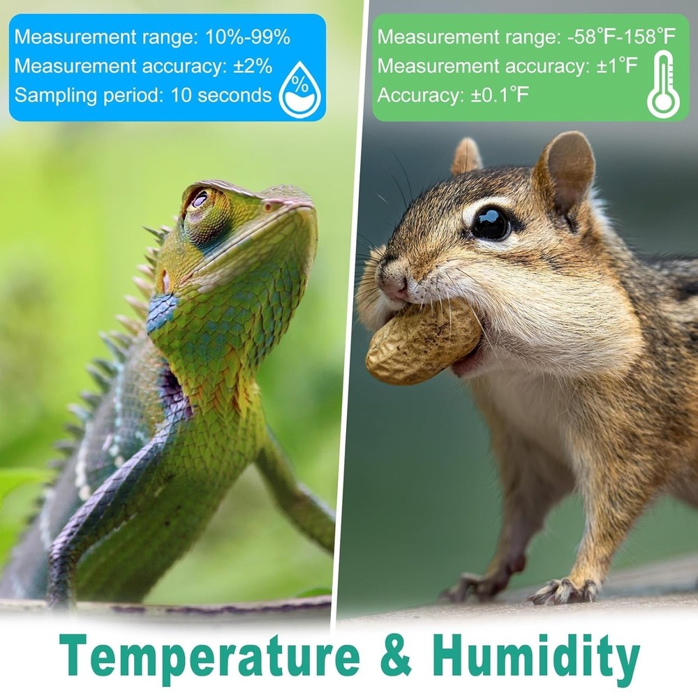 6-Pack Mini Digital Thermometer Hygrometer - Perfect for Indoor Climate Control