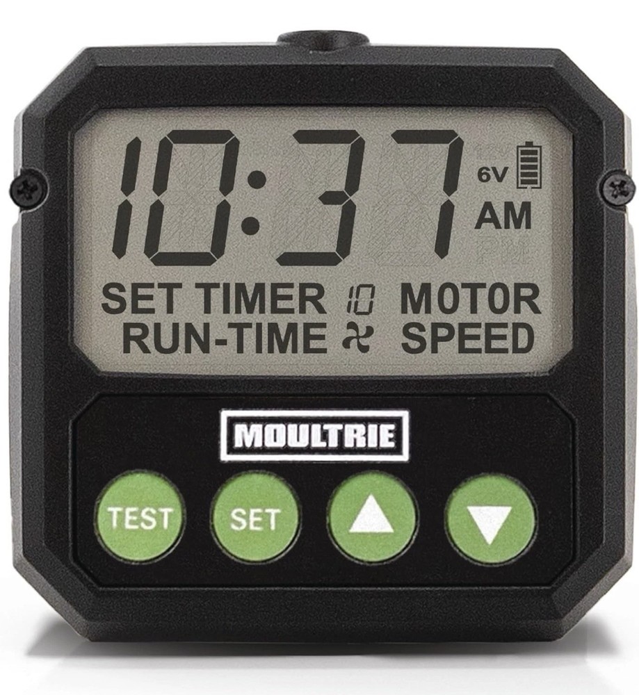 Moultrie Universal Digital Timer III Deer Feeder Timer, Bluetooth, 10 Feeds