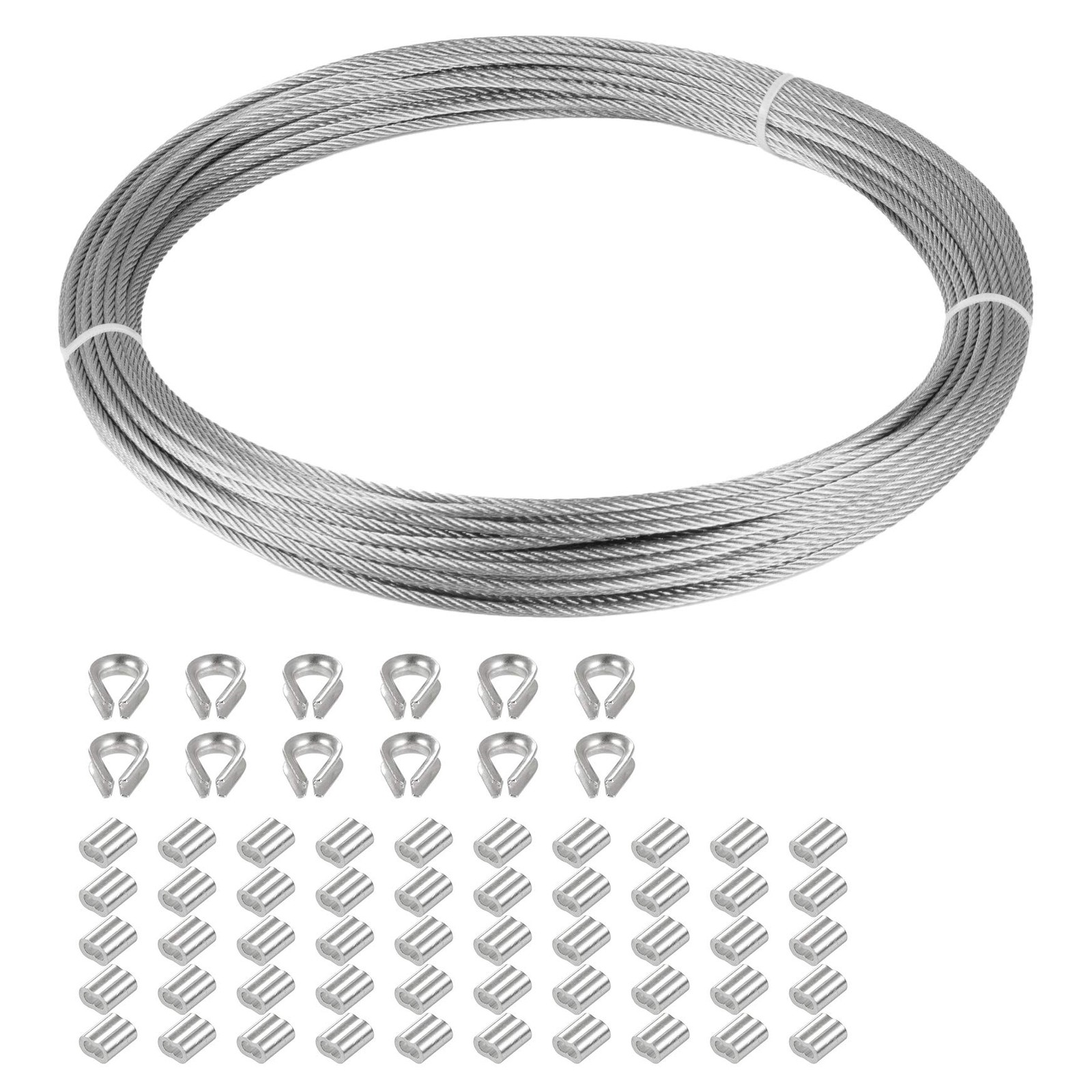 Eowpower 1/16 inch Stainless Steel 316 Aircraft Cable Wire Rope Marine Grade,...