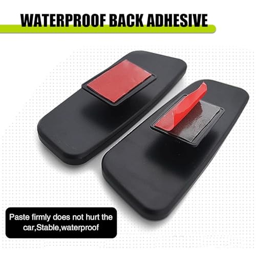 2PCS Blind Spot Mirrors, Rectangular Shaped HD Glass Convex Rear View Square