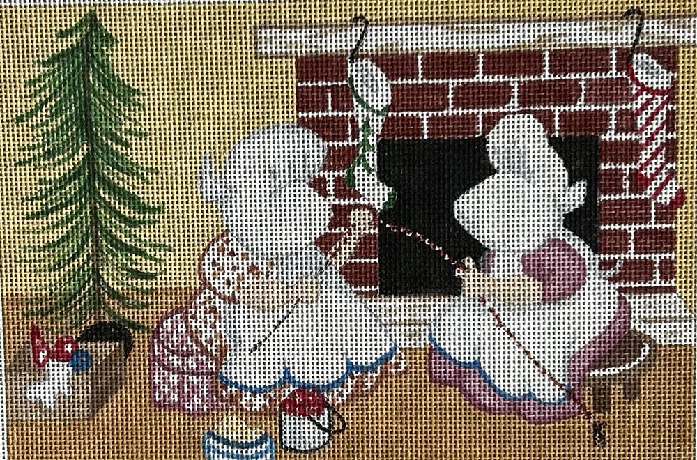 HP Needlepoint, 18-mesh, Old Fashioned Christmas