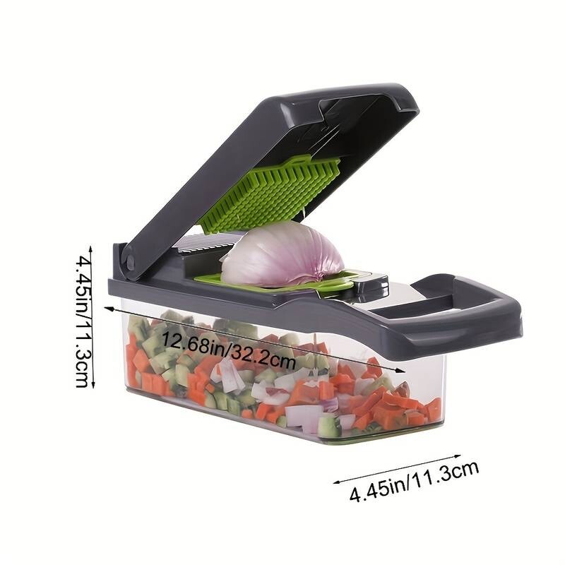 SOLO Vegetable Chopper, Onion Chopper, Slicer with Container