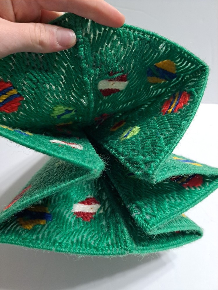 Hand Sewn Christmas Tree Shaped Decor