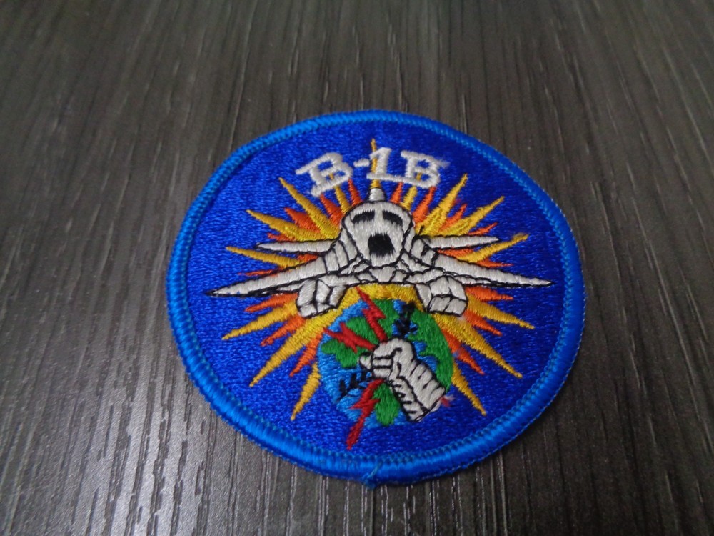 US AIR FORCE PATCH-B-1B STRATEGIC AIR COMMAND-ORIGINAL USAF VARIANT  NEW