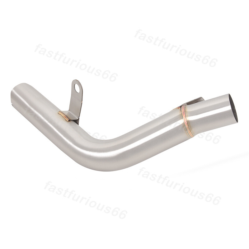 For Suzuki GSXR600 GSX-R750 2011-2023 Exhaust Mid Connect Link Pipe Tube Steel
