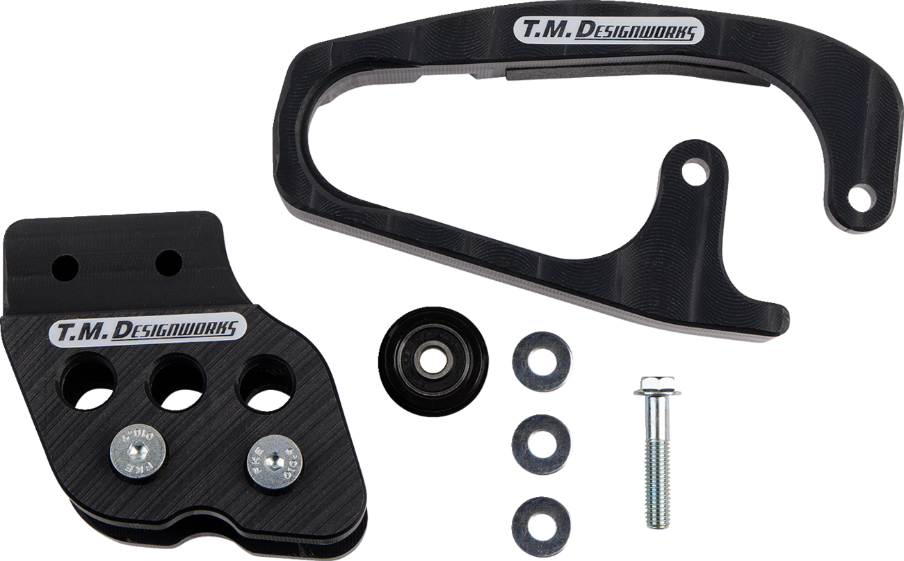 TM Design Chain Guide/Slider Kit Black for 2004-2012 Honda TRX450R HCP80KBK