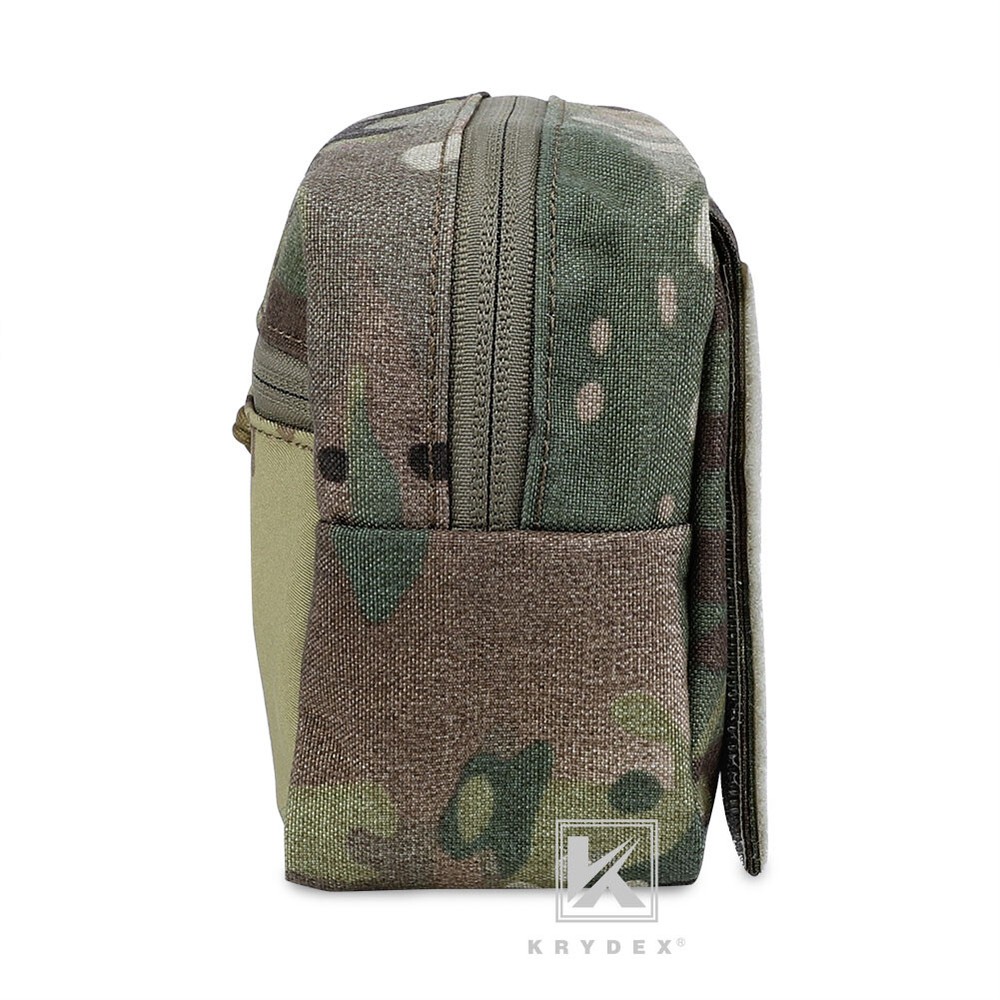 KRYDEX Tactical Drop Dump Pouch SACK Chassis Pack Hook & Loop For Chest Rig Vest