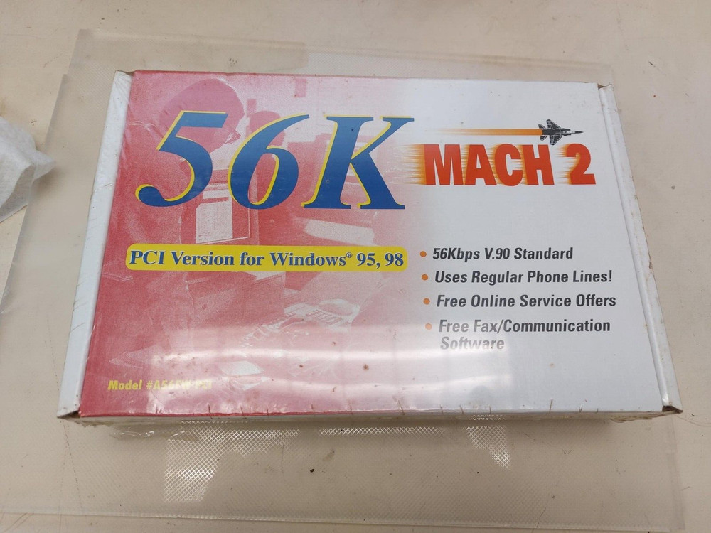 56K MACH 2 INTERNAL DATA/FAX MODEM PCI VERSION FOR WINDOWS 95, 98