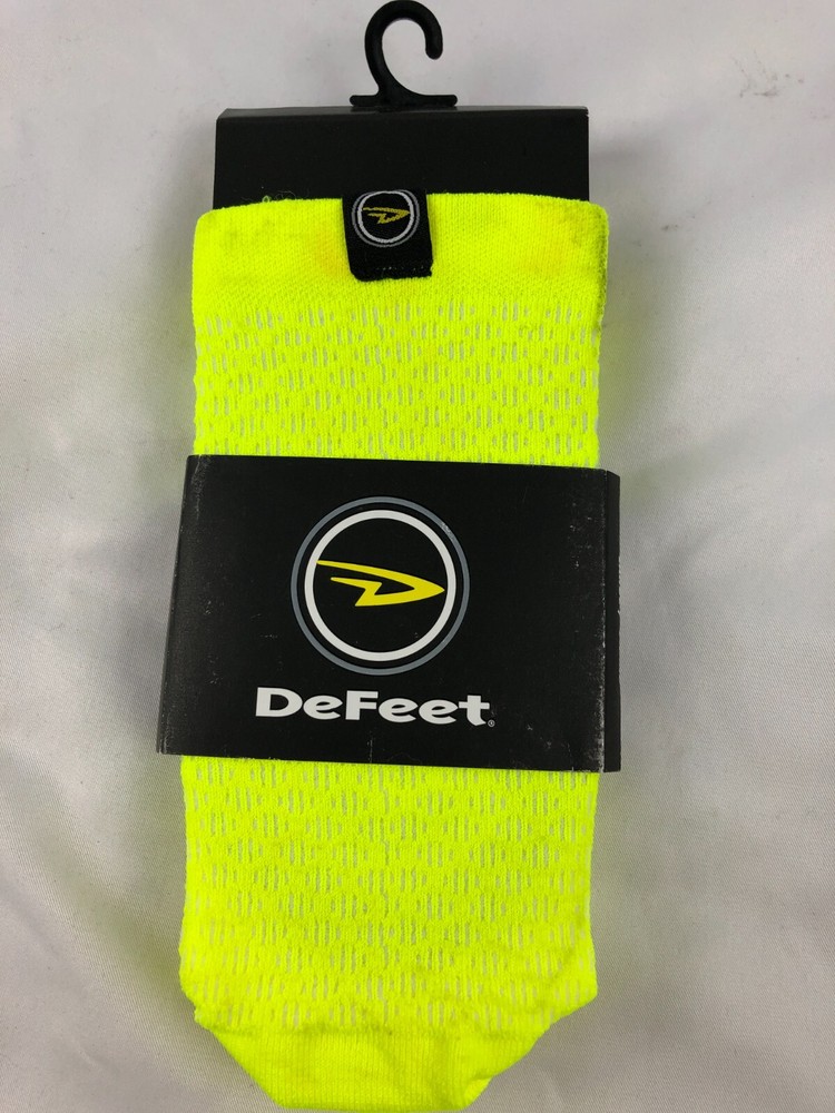 Defeet EVO Mount Ventoux Sock SIZE Large High Visibilty