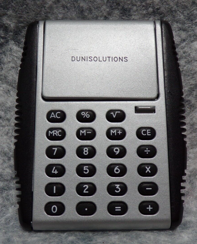DUNISOLUTIONS CALCULATOR NOT WORKING MAYBE JUST NEEDS NEW BATTERY?