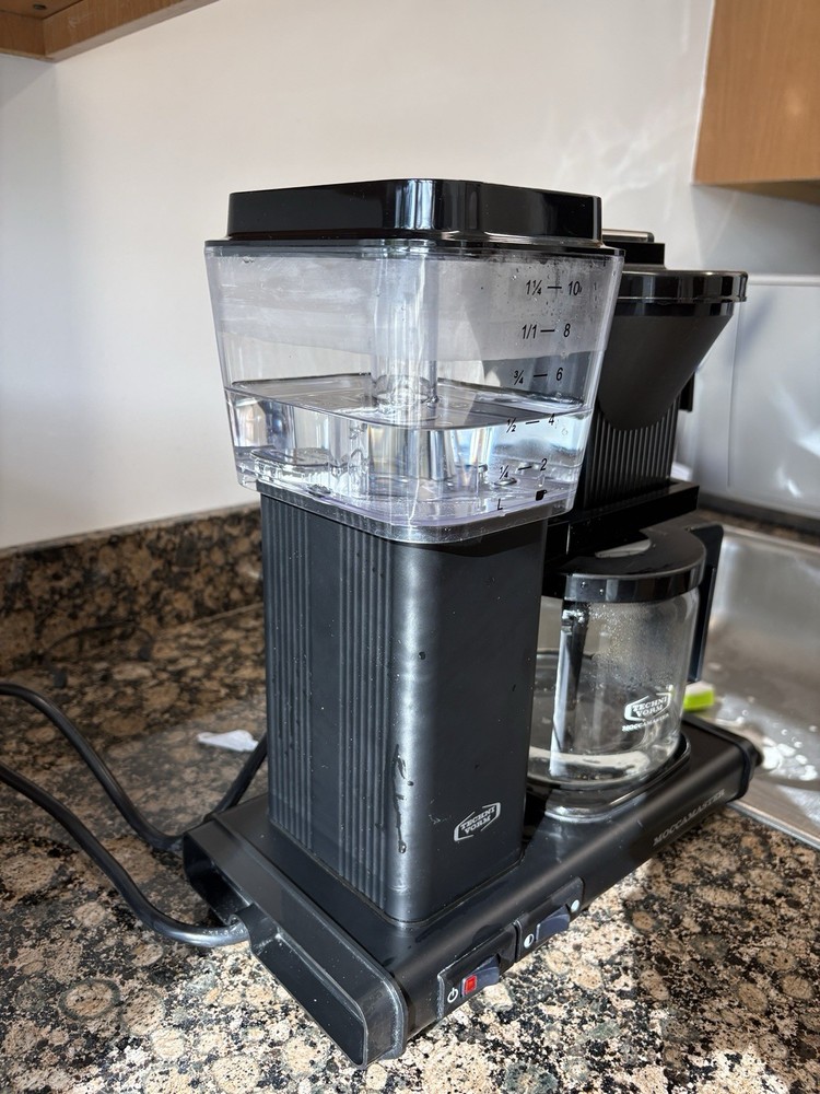 Moccamaster Technivorm KBG Auto Off Coffee Maker Matte Black Tested, Working