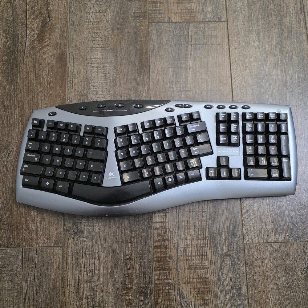 Logitech Y-RAU7 Cordless Ergonomic Keyboard Secure Connect