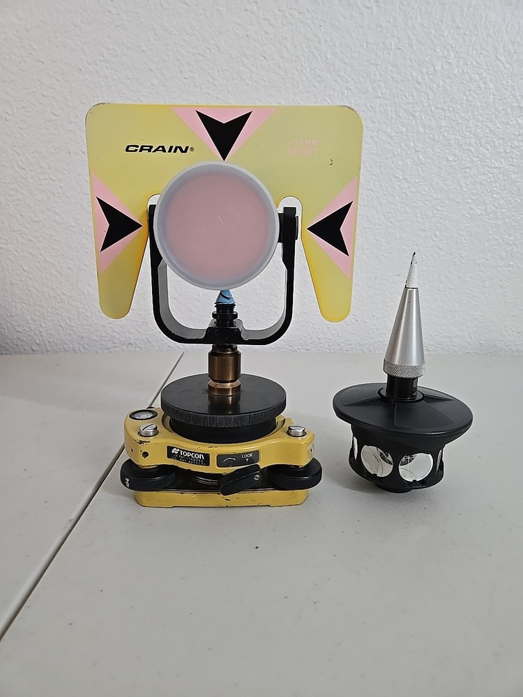 Single Prisma -30mm Offset TOPCON, CRAIN And Case