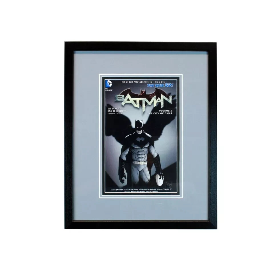 Comic Book Wall Mount Display Modern/Current Comic Book Wood Frame UV Protected