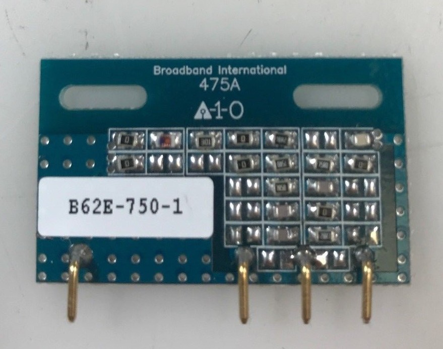Broadband International Equalizer B62E-750-1