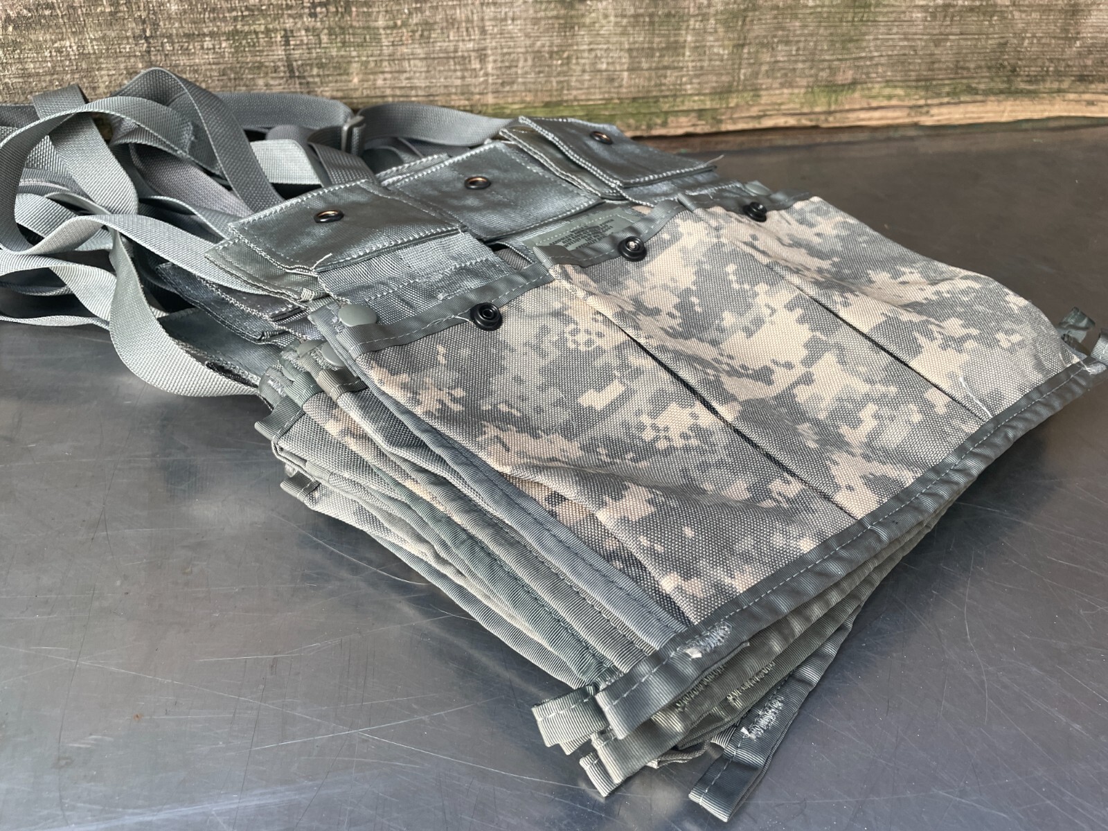 -LOT of 5- Military 6 Magazine Bandoleer MOLLE II Mag Ammunition Pouch w/ Strap