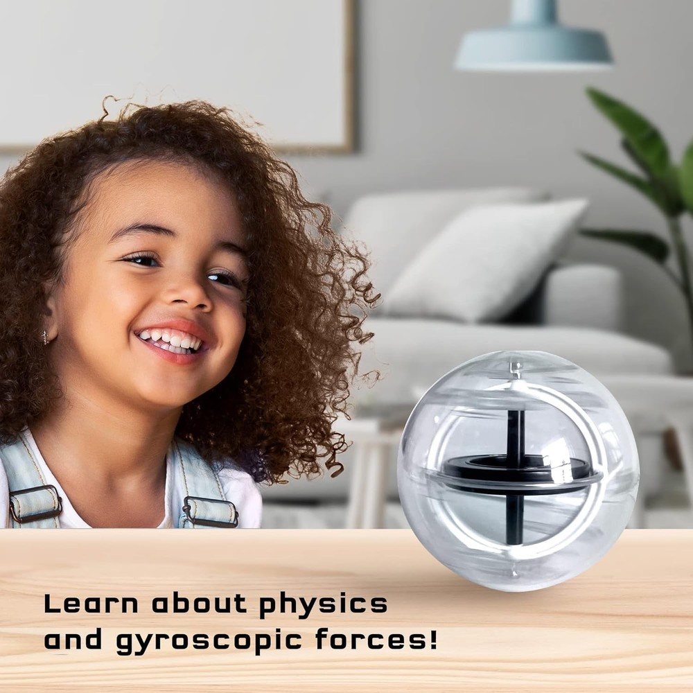30 Inch Gyroscope Toy Physics Experiment Kit for Motion Forces and Gravity