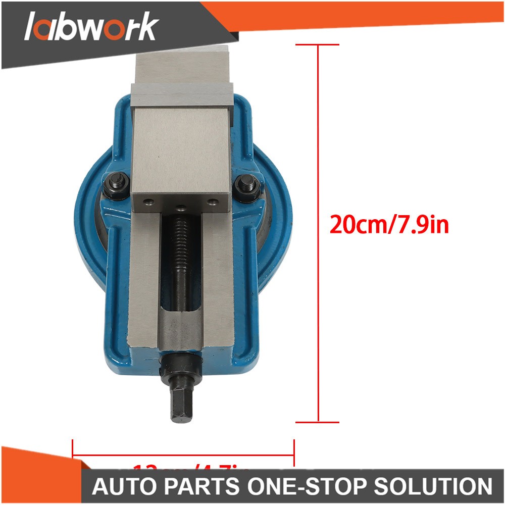 Labwork Precision Mill Vise 360 Degree Swiveling Base Replacement 2"