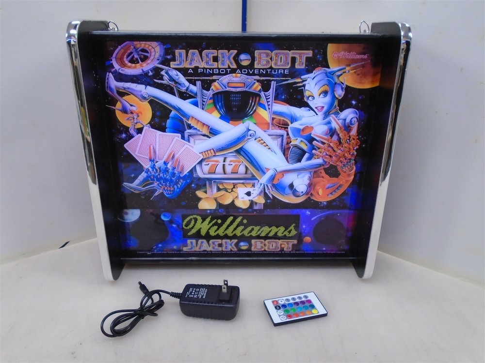 Williams Jackbot Pinball Head LED Display light box