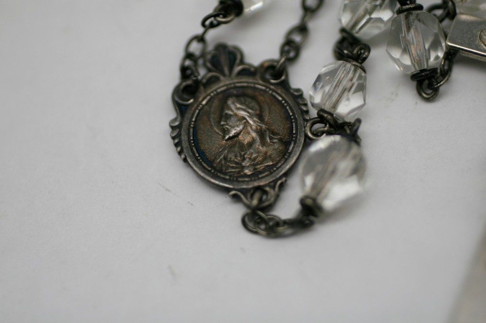 Rock Crysta Antique Rosary E1