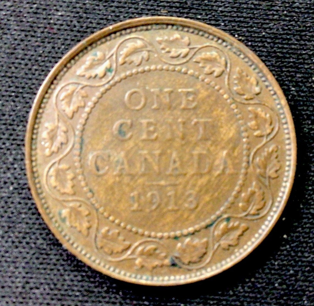 1913 Canada 1 Cent! ENN Coins
